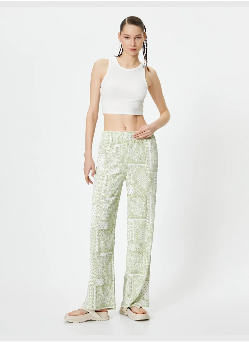 كوتون Relax Wide Leg Pants