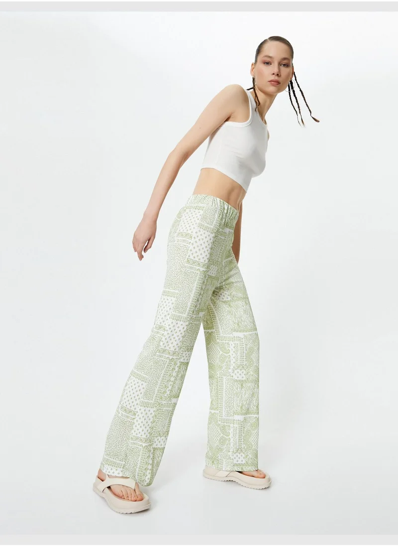 KOTON Relax Wide Leg Pants