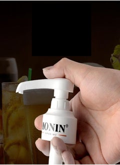 MONIN Syrup Pump For Glass Bottle White  - Image 4