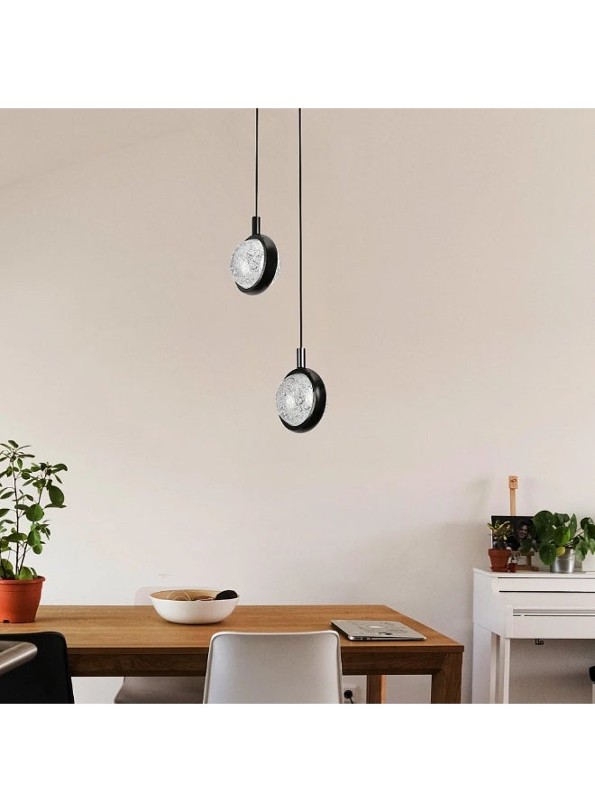 Hummer Elegant Prime Hanging Chandelier, black, with lighting color, 3 variable lights, 12 watts, hanging - Image 1