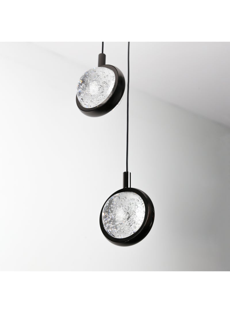 Hummer Elegant Prime Hanging Chandelier, black, with lighting color, 3 variable lights, 12 watts, hanging - Image 2