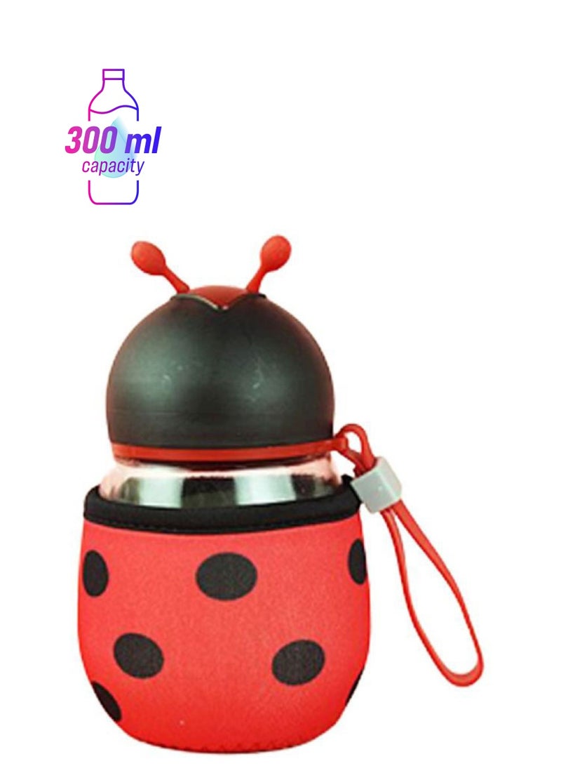 NIBEMINENT Insect Design Water Bottle Red/Black 20x20x15cm  - Image 1