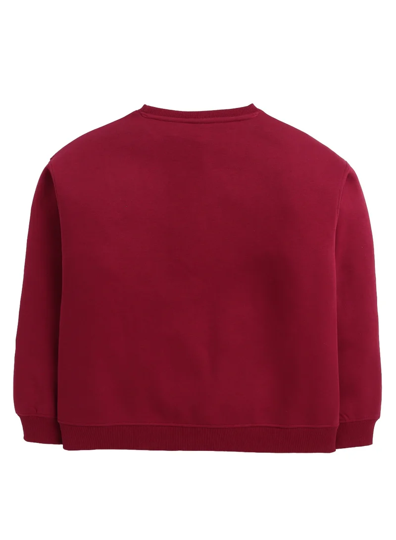 Victor And Jane  Paris Vibe Graphic Sweatshirt – 100% Cotton Fleece | Puff Print | for Women | Best Price UAE