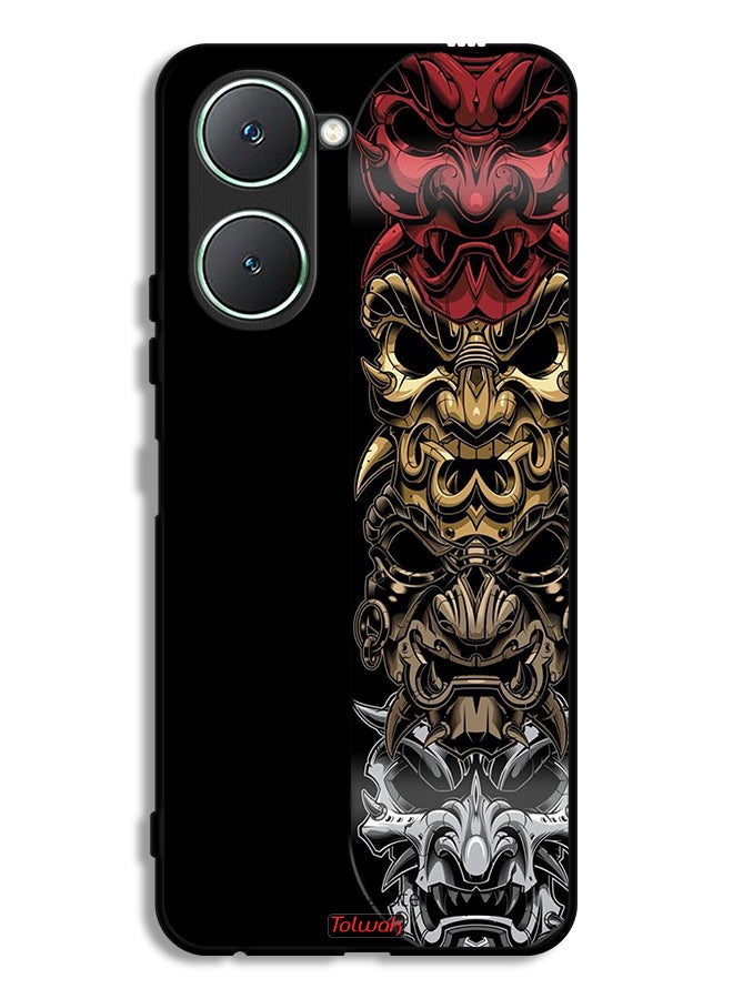 Tolwak Vivo Y18i 4G Protective Case Cover Heads Art - Image 1