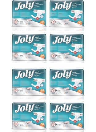 JOLY Patient Diapers Large Large Size 8 Pack of 30 240 Pieces 
