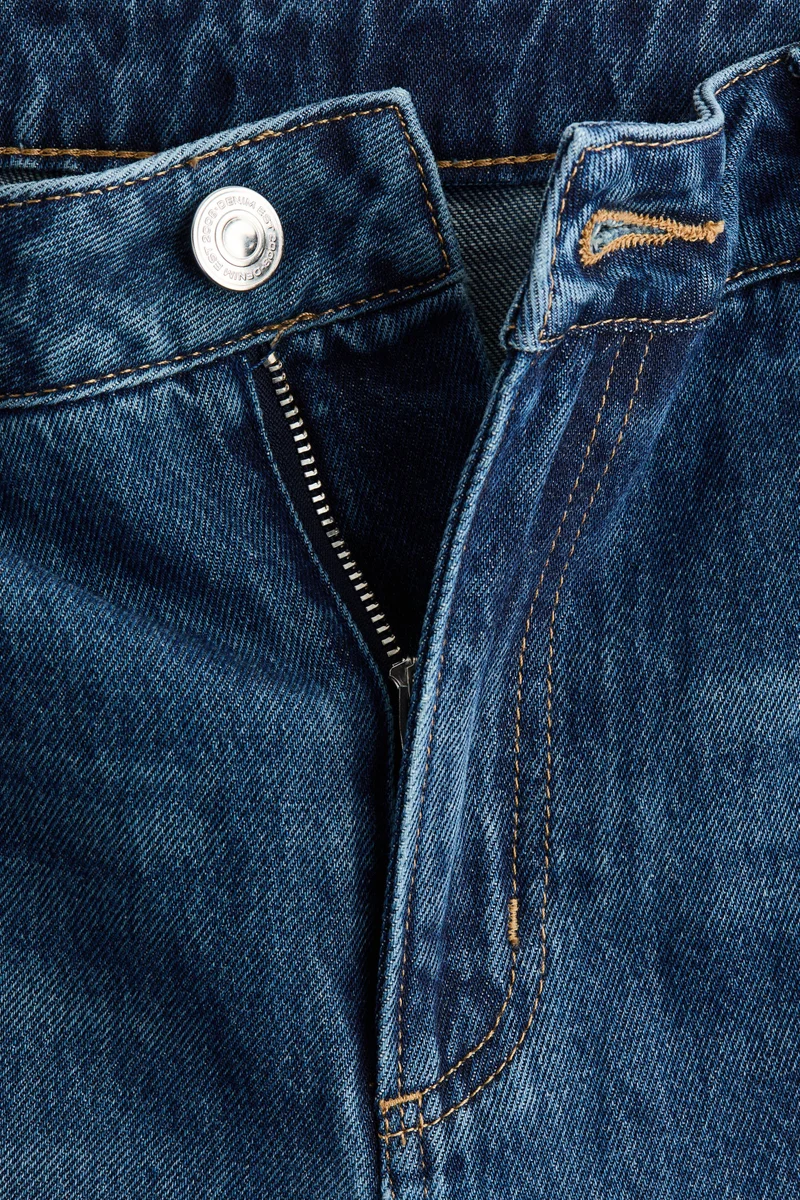 H&M  Barrel High Waist Ankle Jeans for Women | Best Price UAE