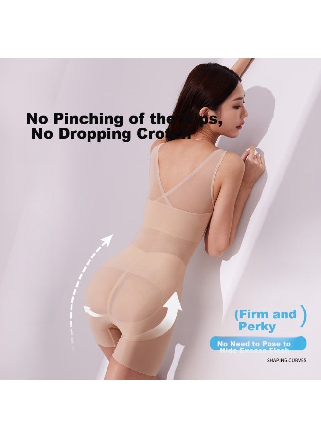 GRACEWELL Tingmei Slimming Shapewear Thin V-neck Summer Camisole Women's Light Shaping Abdomen Control Bra-free Top - Image 2