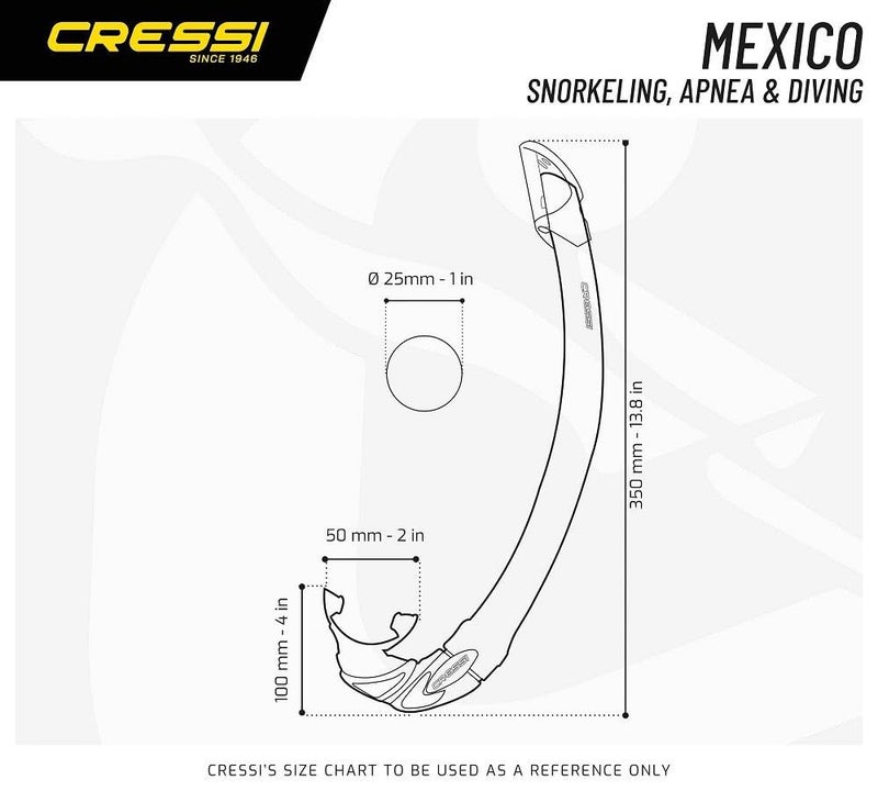 Cressi Mexico Snorkel Clear - Image 4