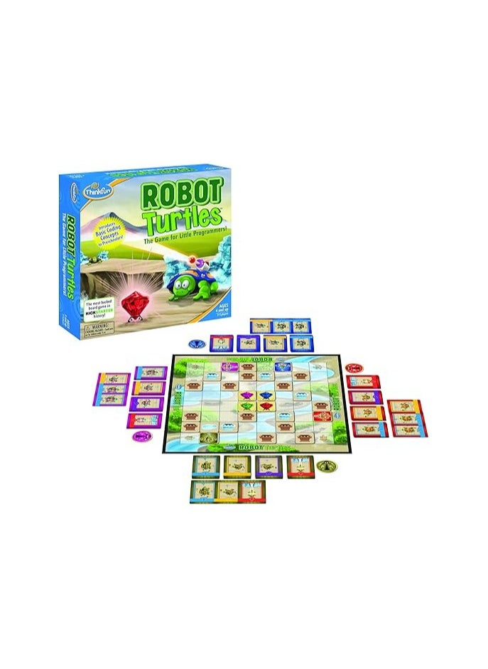 thinkfun Think Fun Robot Turtles STEM Toy and Coding Board Game for Preschoolers - Made Famous on Kickstarter, Teaches Programming Principles to Preschoolers  - Image 1