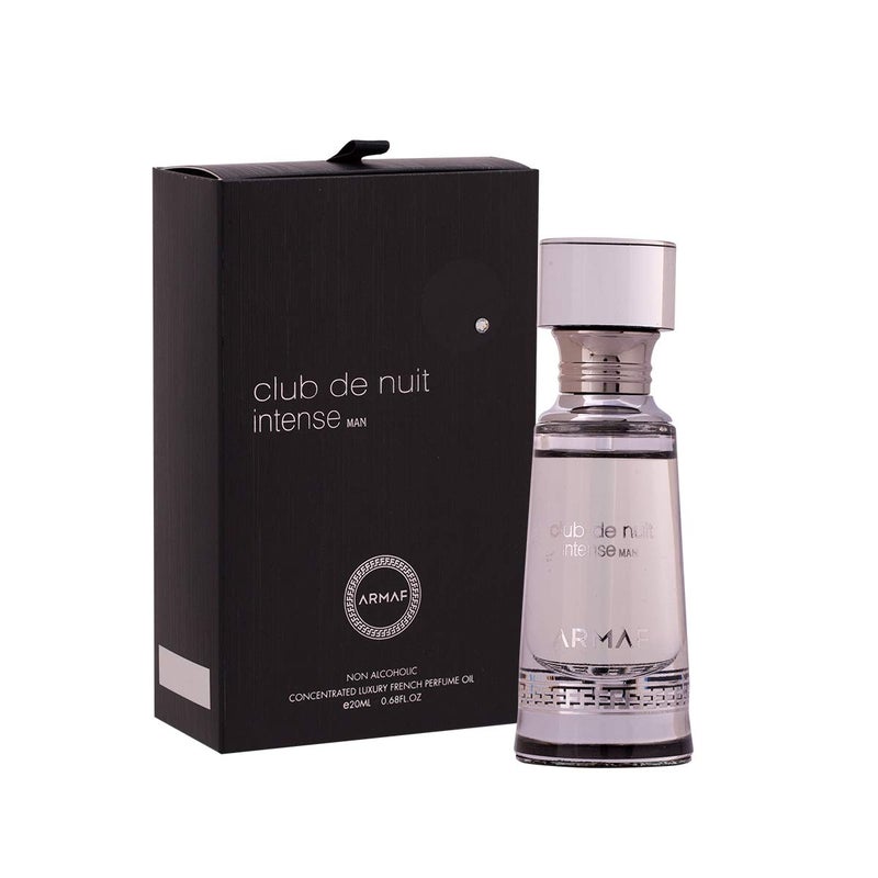 Armaf عطر أرمف كلوب دي نويت إنتنس للرجال غير الكحولي مركز فاخر زيت عطر فرنسي 20 مل - Image 2