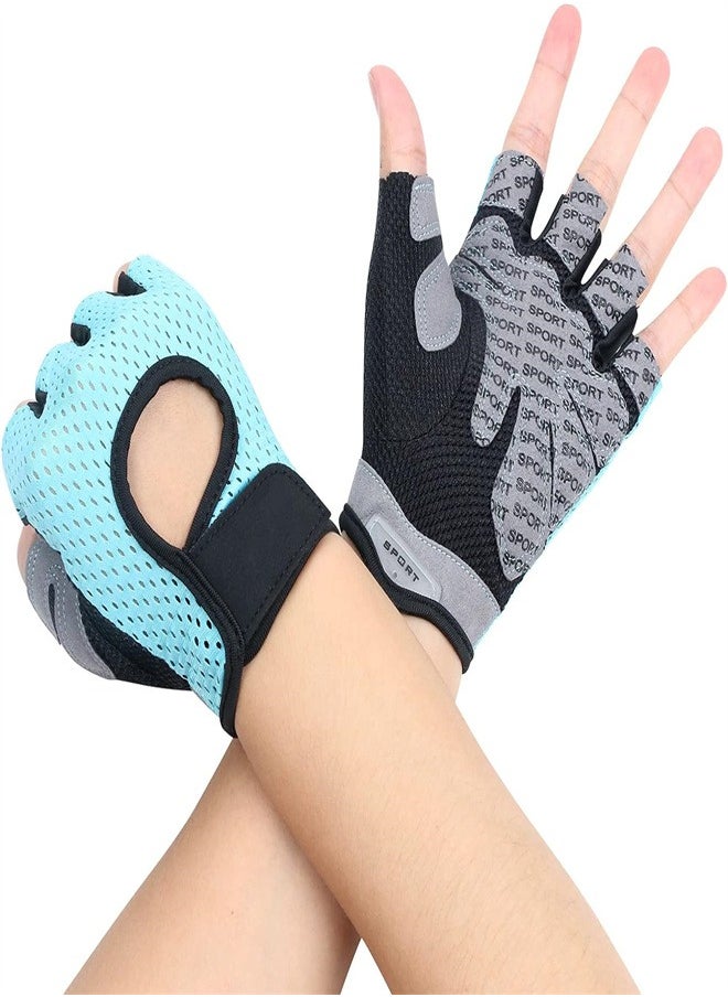 Arabest - Mountaineering Running  Fitness Wrist Guards Biking Half Finger Weightlifting Non slip  Breathable Gloves for Men and Women - Image 1