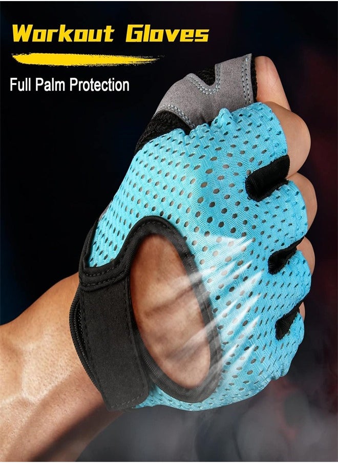 Arabest - Mountaineering Running  Fitness Wrist Guards Biking Half Finger Weightlifting Non slip  Breathable Gloves for Men and Women - Image 1