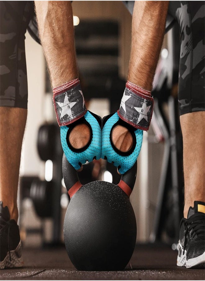Arabest - Mountaineering Running  Fitness Wrist Guards Biking Half Finger Weightlifting Non slip  Breathable Gloves for Men and Women - Image 1