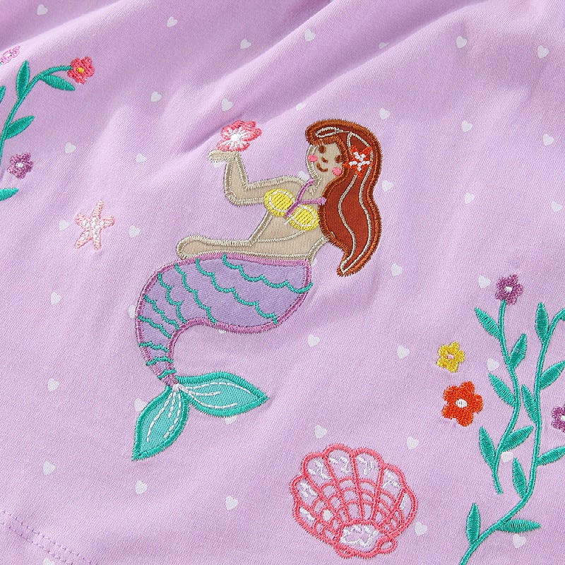 فستان أميرة قصير الأكمام للبنات صيف 2026 - Image 4