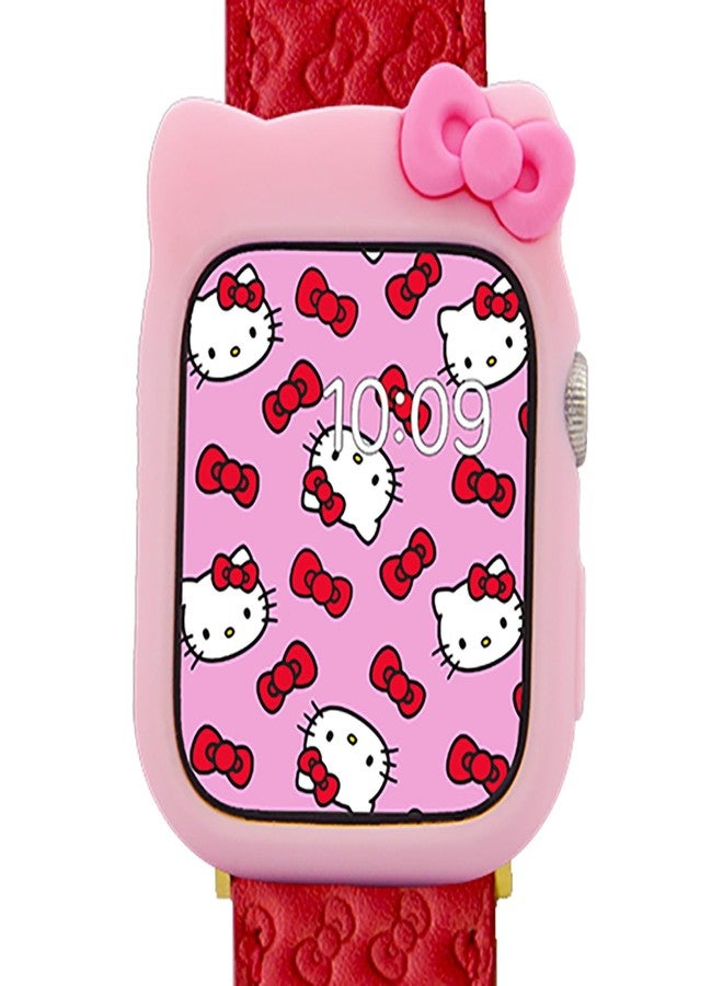 Sonix x Sanrio Apple Watch Cover | Bumper Case for Apple Watch | Protective Silicone Cover | Fits 38mm/40mm/41mm | Hello Kitty - Pink - Image 1