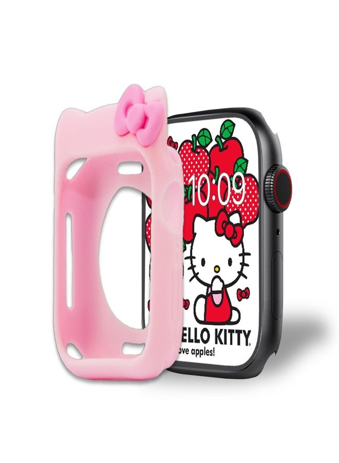 Sonix x Sanrio Apple Watch Cover | Bumper Case for Apple Watch | Protective Silicone Cover | Fits 38mm/40mm/41mm | Hello Kitty - Pink - Image 2