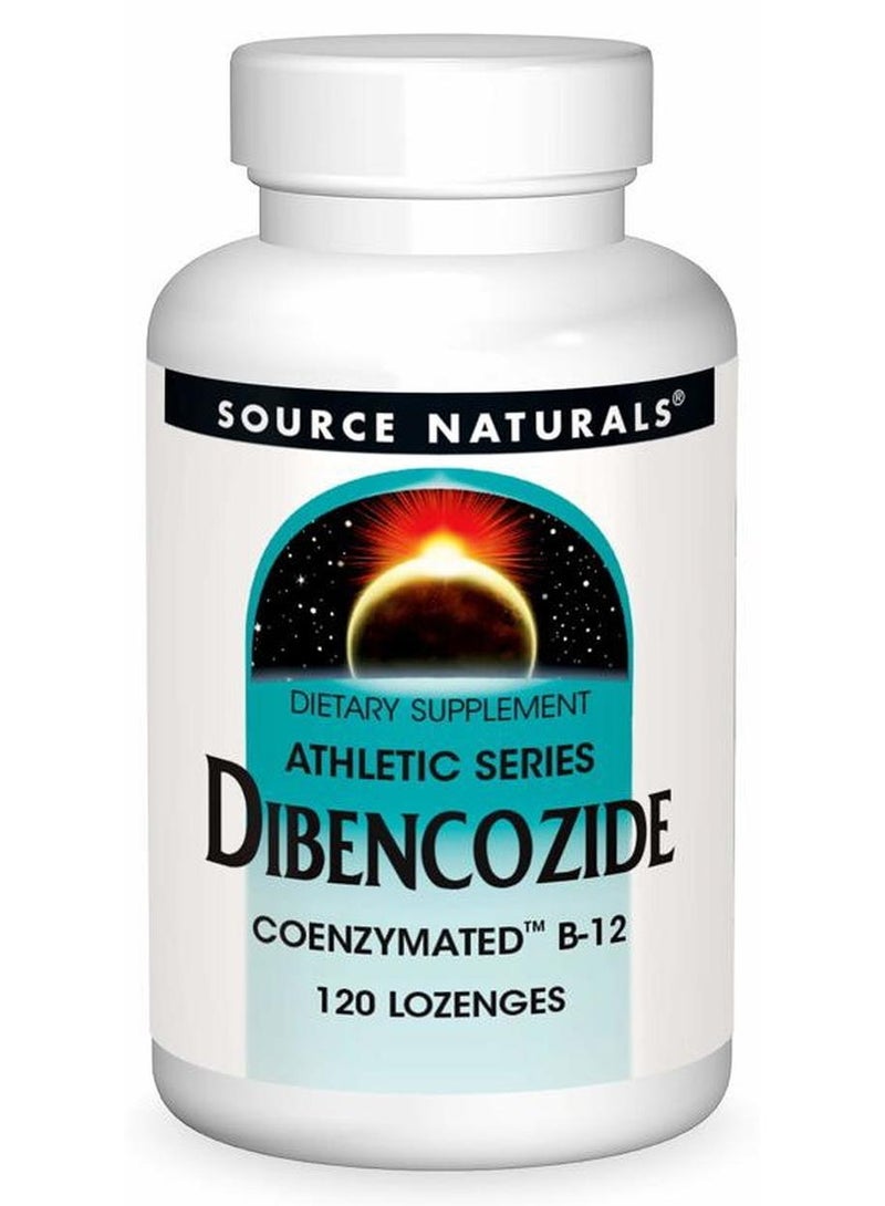 Source Naturals ديبينكوزيد - سلسلة الرياضيين من ب-12 المساعد الإنزيمي، مكمل غذائي سريع الذوبان - 120 حبة مصاصة - Image 1