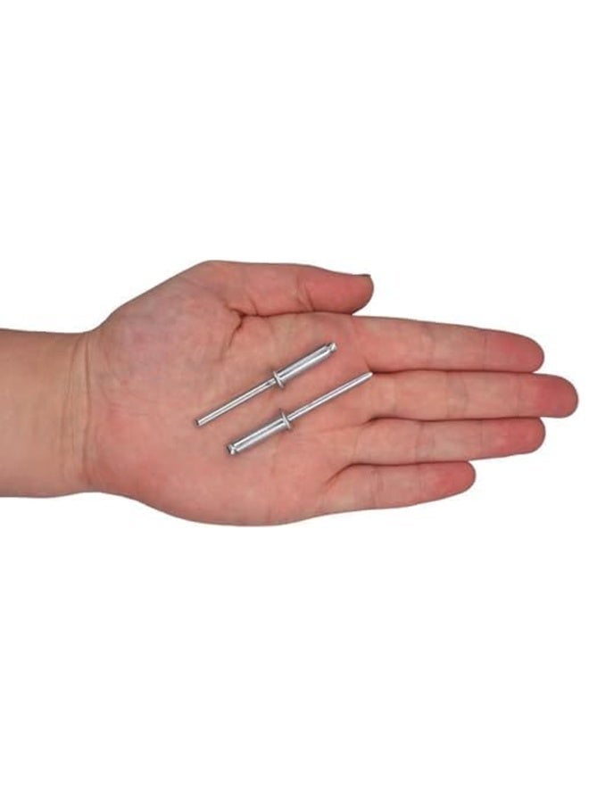 فرسا مارتس براشيم ألمنيوم (Pop Rivets) مقاس 4×20 ملم - 12 قطعة | جسم ألمنيوم مع مسمار فولاذي، براشيم عمياء لربط المعادن والصفيح، متينة ومقاومة للصدأ وتوفر تثبيتاً قوياً في الإمارات - Image 2