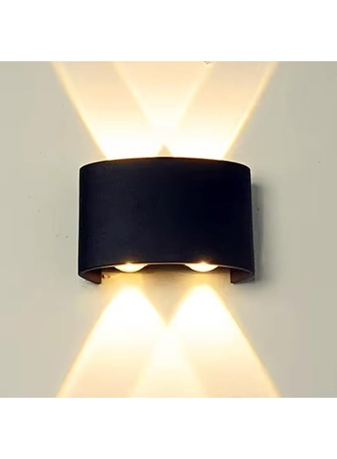 YD Modern LED Wall Light Up Down Outdoor Lamp Waterproof Wall Mounted Sconce for Porch Garden Balcony Corridor Decorative Indoor Outdoor Lighting Fixture - Image 1