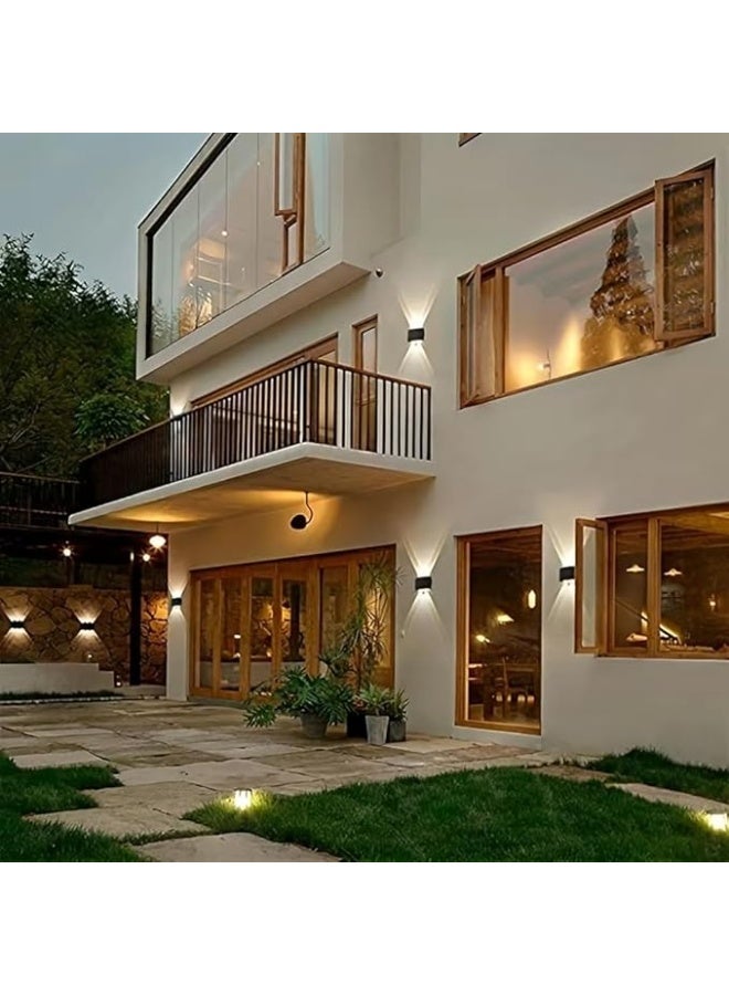 YD Modern LED Wall Light Up Down Outdoor Lamp Waterproof Wall Mounted Sconce for Porch Garden Balcony Corridor Decorative Indoor Outdoor Lighting Fixture - Image 4