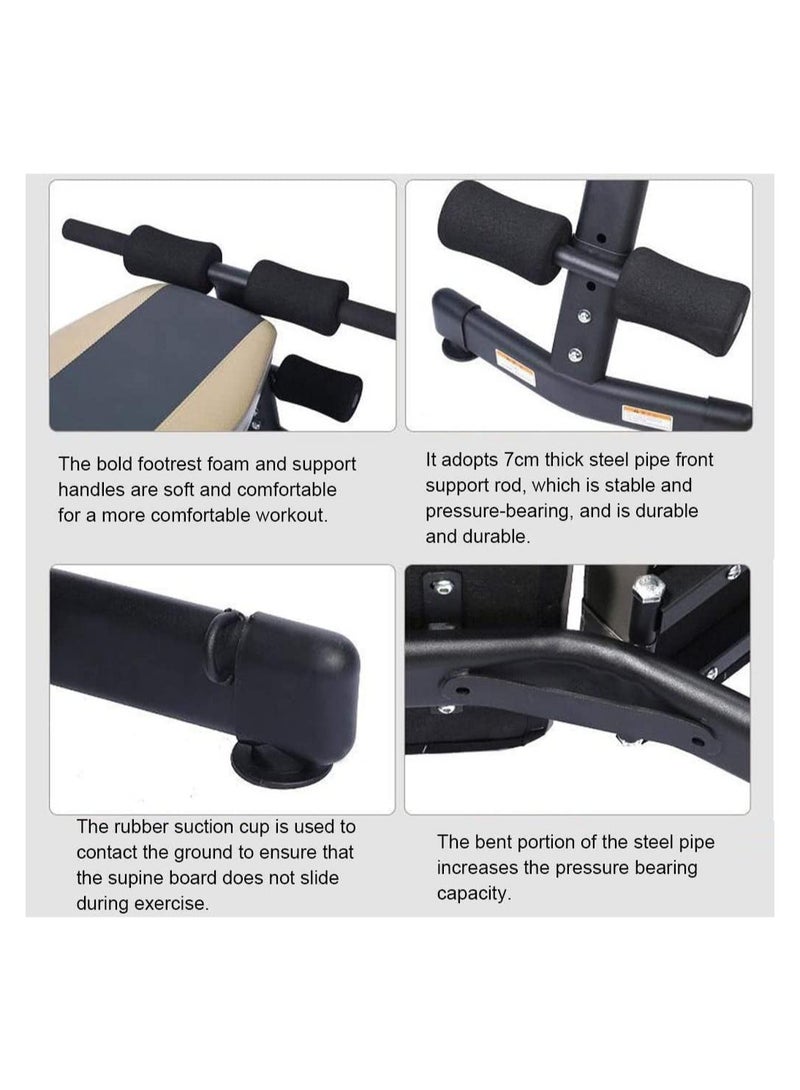 بونكا مقعد تمارين رياضية  أسود/بيج 615 - Image 3