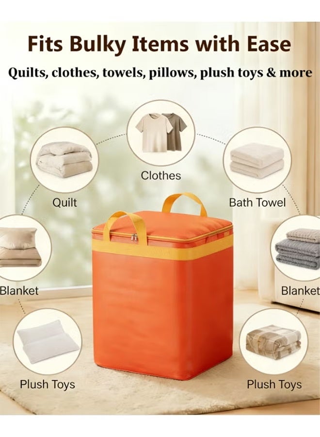 400L Heavy Duty Extra Large Moving Bags with Strong Handles & Drawstring Closure, Sturdy Durable Clothes Storage Bags, Moving Packing Bag for Clothes, Quilts & Household Organization - Image 4
