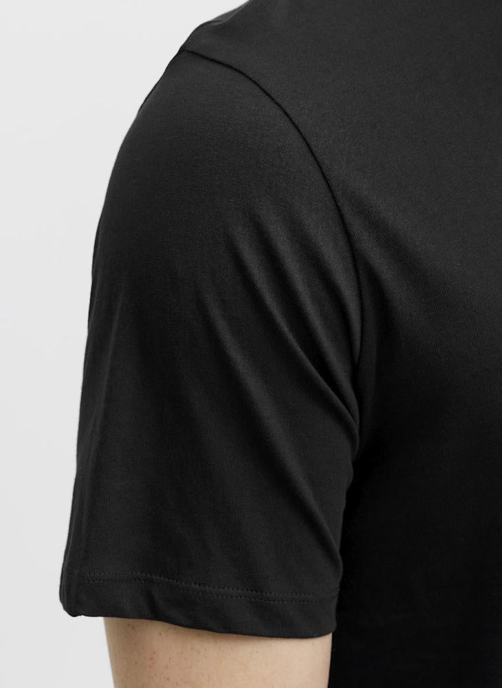 جاك اند جونز تيشيرت بياقة دائرية بقصة عادية بشعار - Image 4