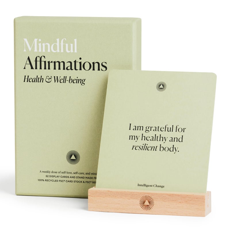 Intelligent Change Mindful Affirmation Cards for Health and Wellbeing - Image 1