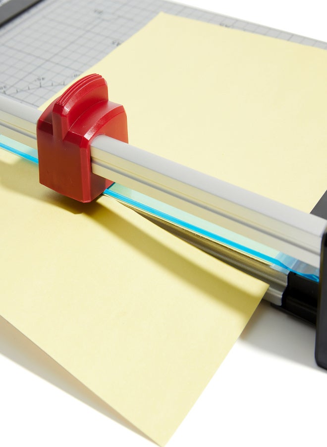 A4 Rotary Paper Trimmer Multi-Functional Paper Photo Cutter with 12 Sheets Cutting Capacity 12.2 Inch Cut Length for Craft Paper Photo Scrapbook School Office Studio Supply - Image 3