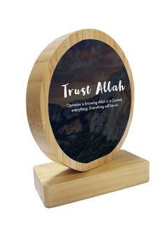 Protective Printed White Round Shape Wooden Photo Frame for Table Top Optimism Is Knowing Allah Is In Control Everything Trust Allah - pzsku/ZF013DD9E1403FA0F26E1Z/45/_/1712479567/bfc4f29f-b7c8-4769-a403-201d8da6b862