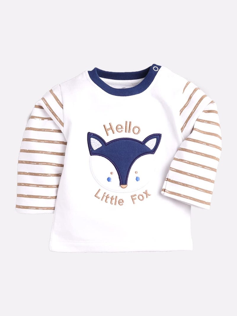 Baby Go Regular Fit Cotton Track Set for Kids - Navy - Image 4