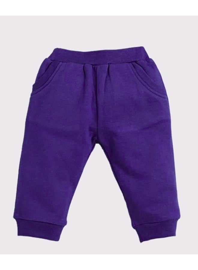 Baby Go Regular Fit Cotton Track Set for Kids - Navy - Image 3