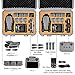 YETEETH حافظة يتيث الصلبة لطائرة DJI Air 3S مقاومة للماء وضغط لحمل ملحقات DJI Air 3S3 تناسب RC 2RCN2RCN3 رمادي - Image 4