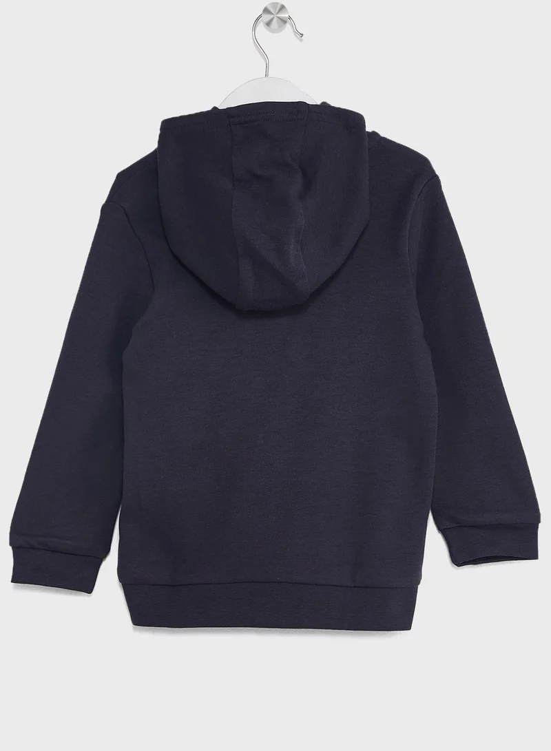 GUESS Infant Hoodie, Bodysuit & Pants Set