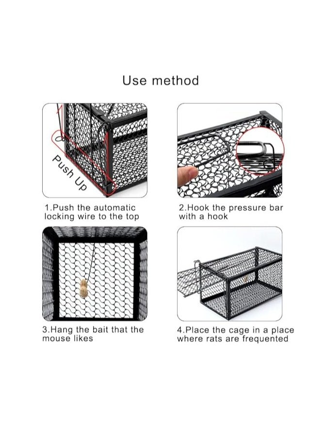 Midwest - Rat Trap, Live Mouse Rat Trap Cage, Thicken Steel Mice Traps for Small Rodent Animals, for Indoor and Outdoor - Image 1