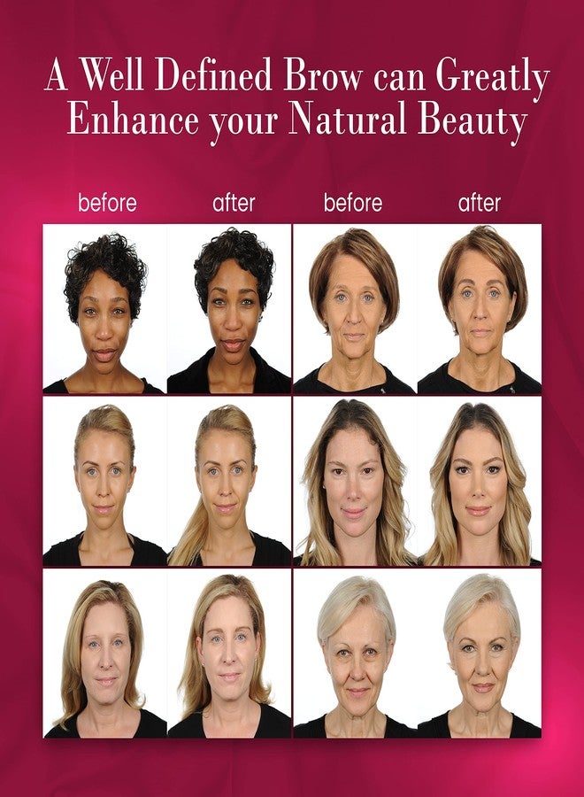 ybf Beauty Eyebrow Pencil - Universal Automatic Brow Pencil With Spoolie Brush - Perfect Eyebrow Makeup Shaper and Filler For Women - All Hair Colors & Skin Tones - Taupe Eyebrow Liner - 0.005 Oz - Image 4