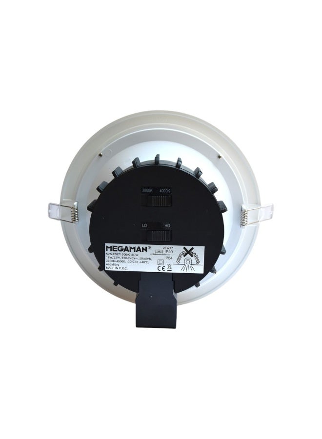 Megaman Dual LED Downlight 18W/23W - Warm White(3000K)/Cool White(4000K) - Image 3