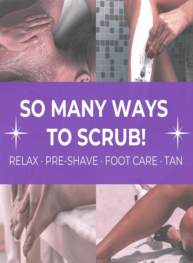 Essentially KateS Lavender Body & Foot Scrub 10 oz - A blend of lavender essence, shea butter, and coconut oil for a fragrant journey to a serene countryside - The best stocking stuffer. - Image 4