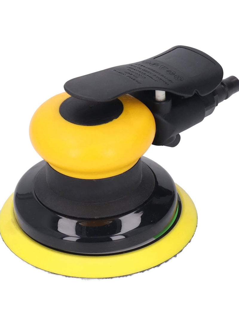 جي جوت صنفرة هوائية، صنفرة هوائية، 12000 دورة في الدقيقة، تلميع سريع، صنفرة هوائية عشوائية مدارية محمولة باليد، آلة صنفرة مع مفتاح ربط لأعمال النجارة، صنفرة المعادن، الطحن، التلميع - Image 1