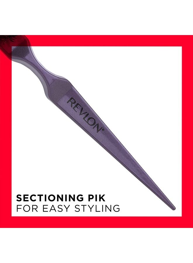 Revlon فرشاة التصفيف الناعمة واللامعة المثالية، سوداء - Image 4