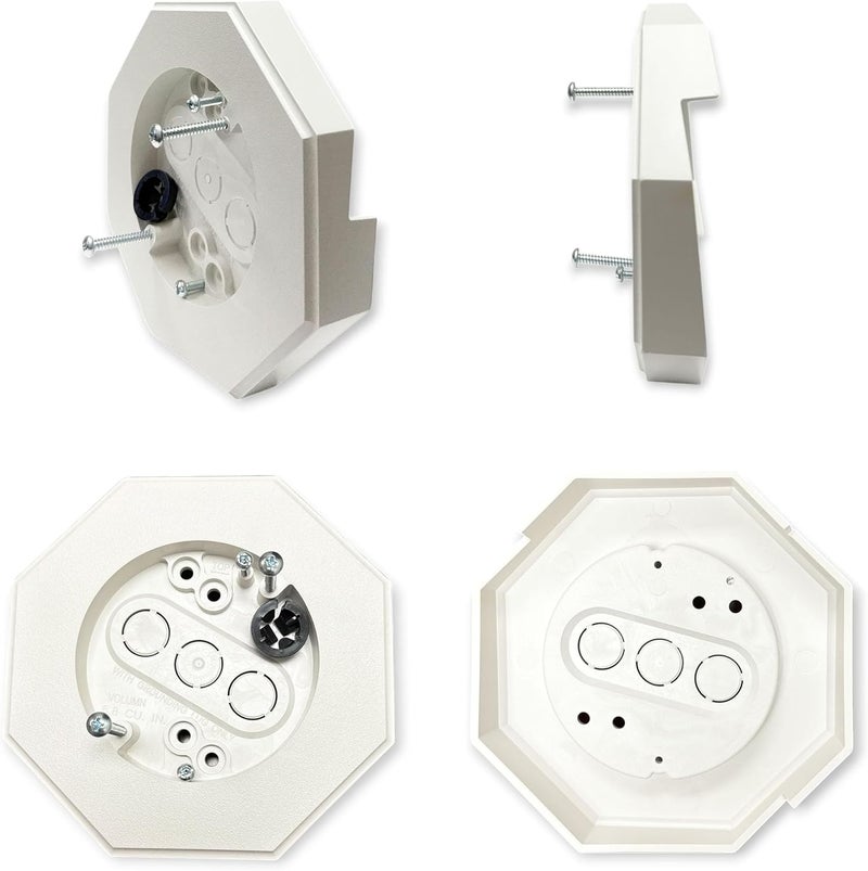 iMBAPrice IMBA81511 Vinyl Siding Lamp Mounting Kit for 58 Inch Outdoor Siding Lap with Builtin Electrical Box 1Pack - Image 3