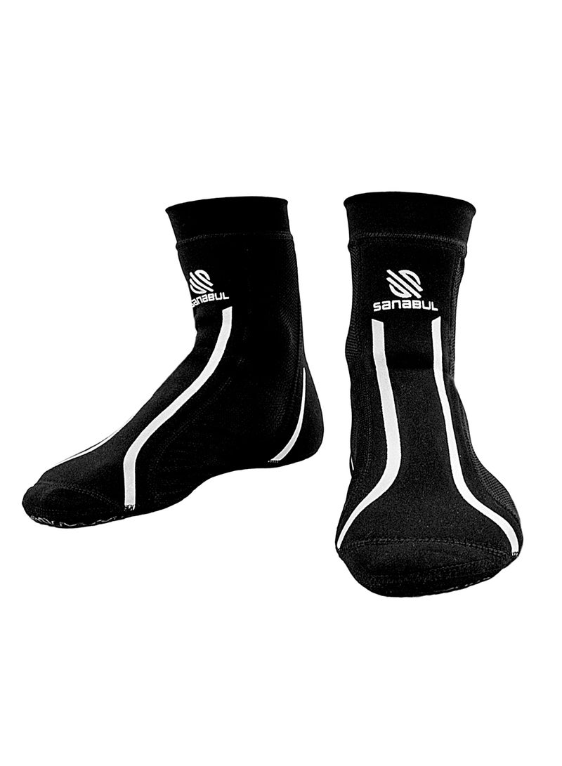 Sanabul  New Item Foot Grip Socks For Men & Women | Mma, Kickboxing, Wrestling, Pilates, Yoga Anti Slip Socks, Non Slip Socks (Xsmall, White)  - Image 1