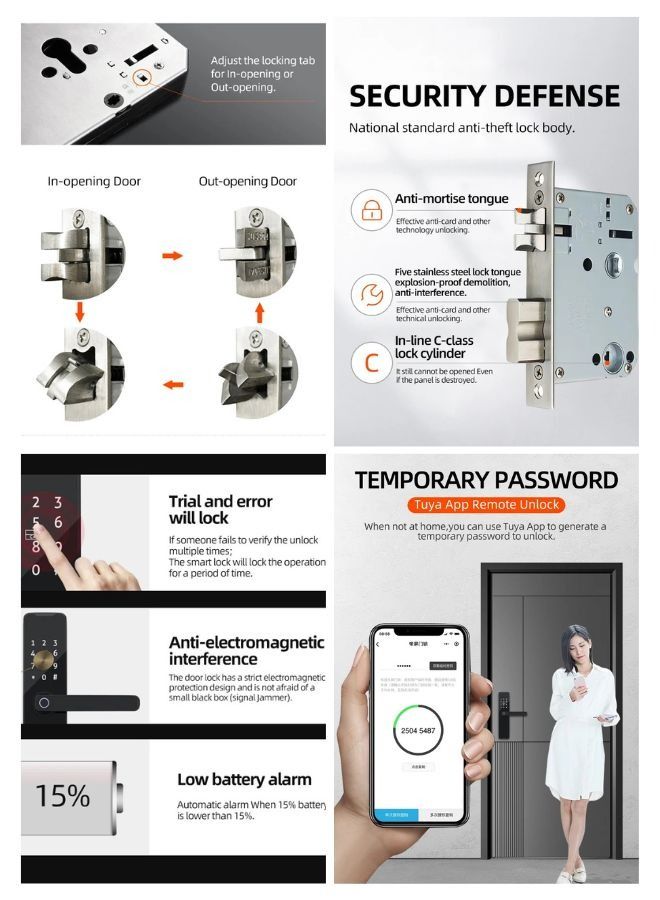 TUYA smart door lock tuya - Image 4