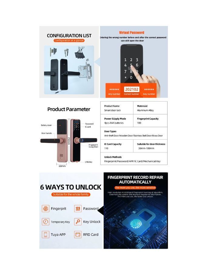 TUYA smart door lock tuya - Image 5