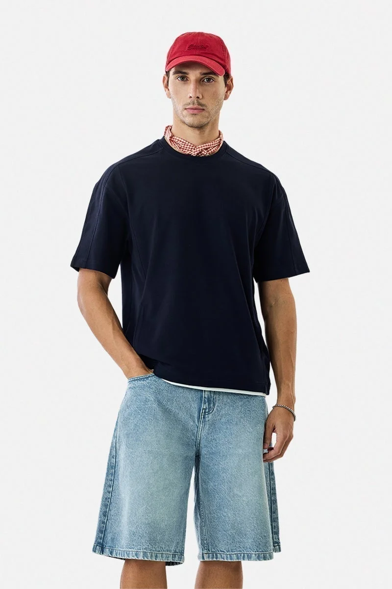 SNITCH Double Pocket Oversized Stretch T-Shirt