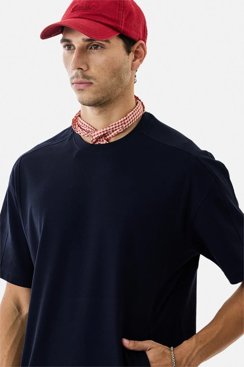 SNITCH Double Pocket Oversized Stretch T-Shirt