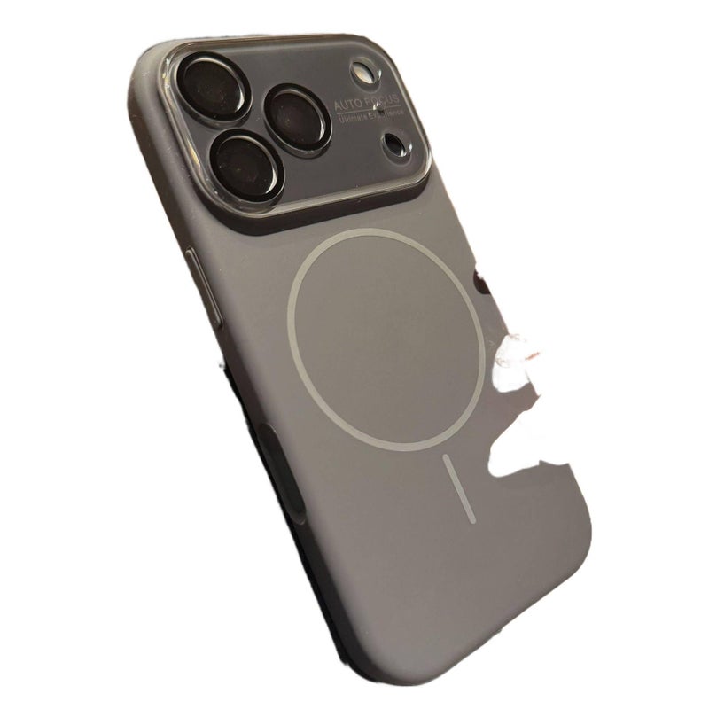 MagSafe Case | Silicone | Shockproof Cover for iPhone 15 / 15 Plus / 15 Pro / 15 Pro Max | Gray | Drop Protection - Image 1