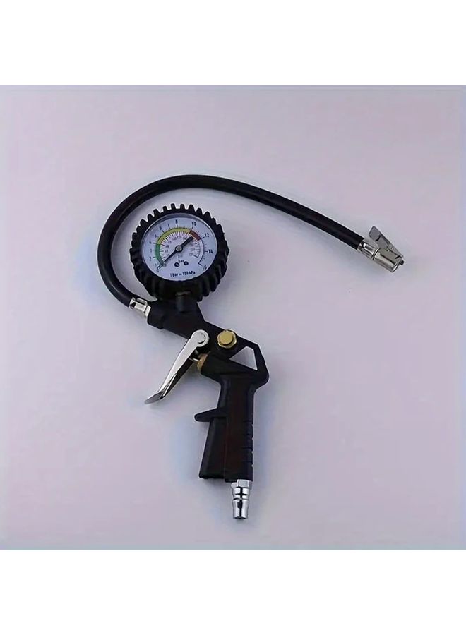 Industrial Grade Pneumatic Tool Kit With Barometer And 236 Inch Hose - Image 3