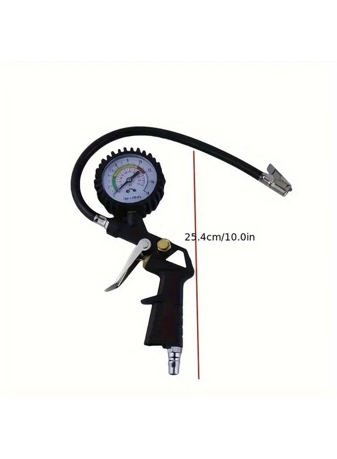 Industrial Grade Pneumatic Tool Kit With Barometer And 236 Inch Hose - Image 2