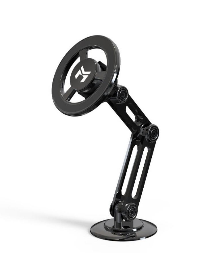 HooToo 360-degree rotating MagSafe car phone holder - secure and comfortable mounting. Phone mount, phone mount for photography, phone mount for car, car phone holder, magnetic phone holder for car, mobile phone holder for car, magnetic car mount. - Image 1